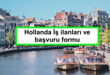 hollanda iş ilanları ve başvuru formu